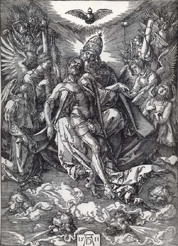 The holy trinity, Albrecht Durer